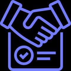 Success partnership and trusted operations icon