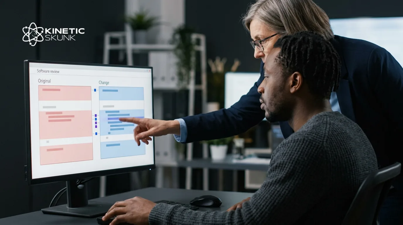 An engineer reviewing a proposed agent action before approving it for execution