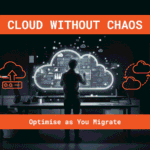 Cloud migration visual showing a professional optimising workloads in a cloud environment to reduce complexity and improve efficiency.
